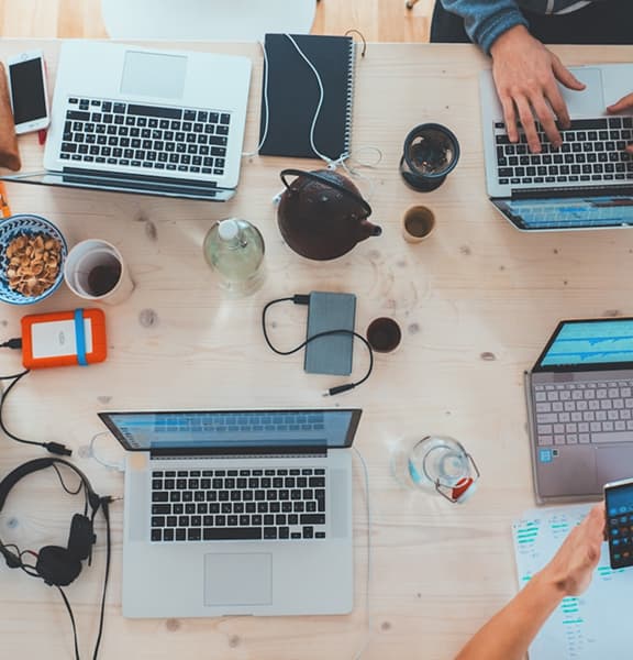 Modern office workspace